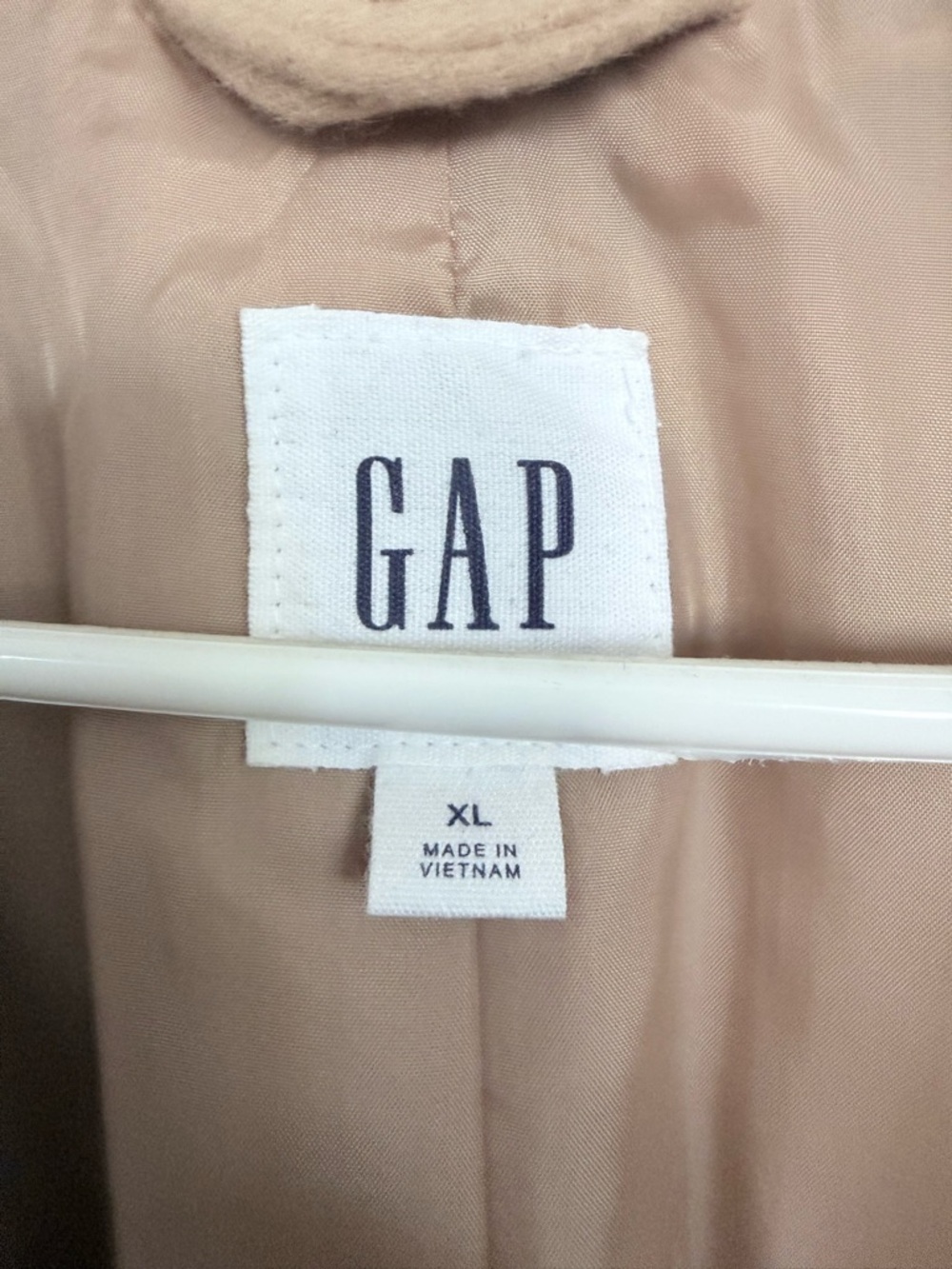 GAP Neutral Beige-Tone Coat with Classic Label